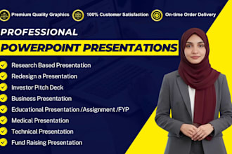 create research based powerpoint presentation for you