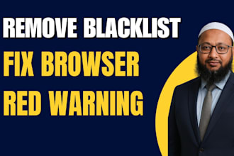 malware removal, blacklist removal and fix google red warning fast