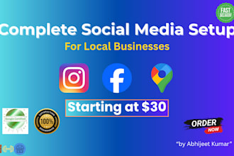 manage your instagram, facebook and google my business