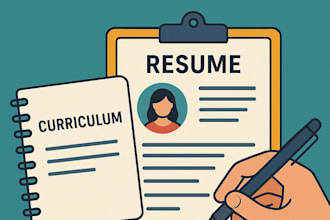 create and edit your curriculum and resume