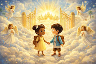 create christian children storybook, bible themed storybook