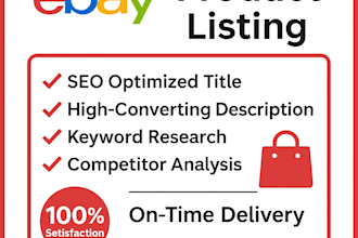 do ebay listing, ebay product listing, ebay SEO, ebay listar
