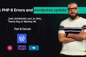 fix wordpress theme load textdomainjust in time warnings and bugs PHP 8