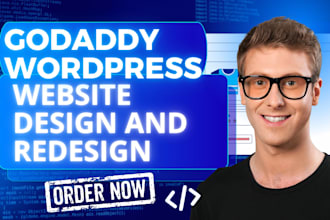 godaddy website design, godaddy wordpress website development, godaddy ecommerce