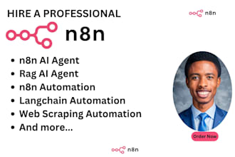 setup ai agent and n8n workflows automation for any business