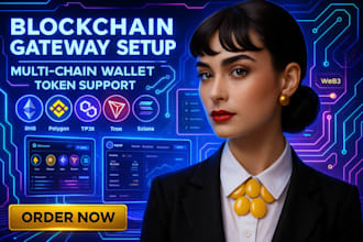 integrate blockchain gateway and build secure multi chain crypto wallet