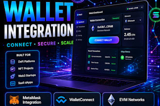 integrate web3 wallet connection for your dapp