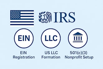 do ein number registration, us llc registration, 501c3 tax exempt