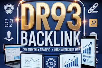 create dr93 backlink on a platform with 124m monthly traffic