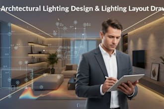 design architectural lighting and provide accurate lighting layout drawings