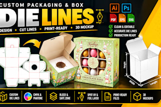 create packaging die lines for print production
