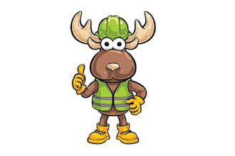 design bring moose life logo