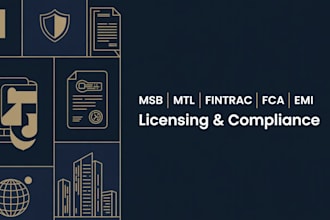 register msb, mtl, fintrac, fca, or emi license with full compliance