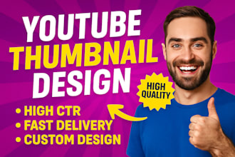 design eye catching youtube thumbnails for fast growth