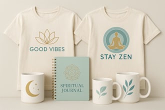 create your custom pod spiritual wellness merchandise store with subscription