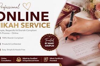 do nikah service,  muslim marriage,  islamic marriage, witness, certificate