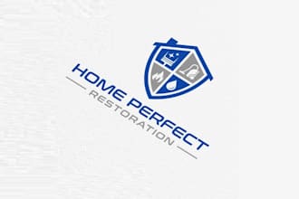 design home services company brand logo