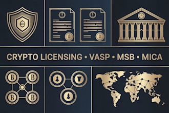 register your crypto company, vasp, msb, mica license and provide full complianc