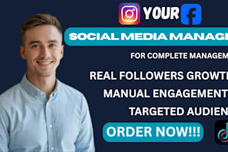 promote your instagram, tiktok, or facebook posts for fast engagement