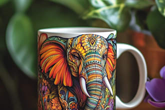 draw a mug or coffee mug design