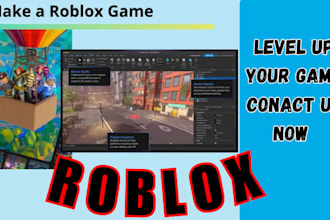 develop a high quality full roblox game lua scripting, maps, dark rooms bug fixs