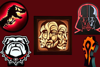 create high quality 3d models lightbox, logo, keychains, coaster in 24hour