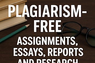 write custom, professional assignments, essays and research summaries