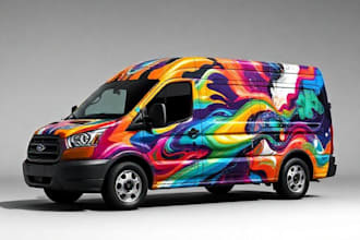 design vehicle wrap and truck decals