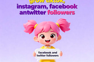 youtube monetization grow tiktok, instagram, facebook and twitter followers