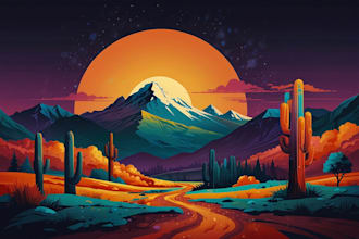 create artistic vector illustration