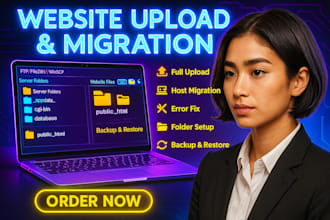 upload, migrate and deploy your website professionally via ftp