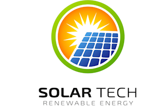 professional solar logo design renewable energy branding