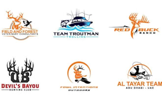 make outdoor hunting and fishing logo