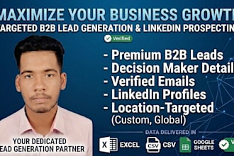 do targeted b2b lead generation and linkedin leads