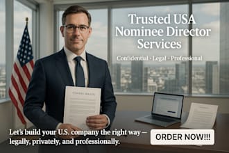 provide a trusted USA nominee director for your business setup