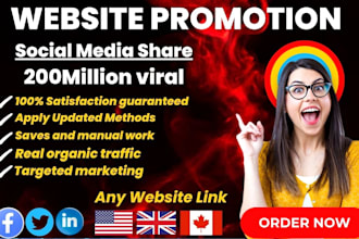 promote your business or personal any website link increase traffic and sales