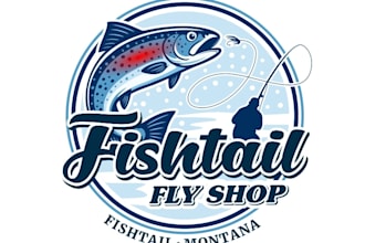 design excellent fisherman logo with satisfaction work