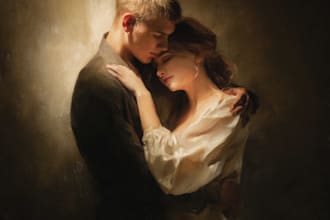 design couple portrait illustration
