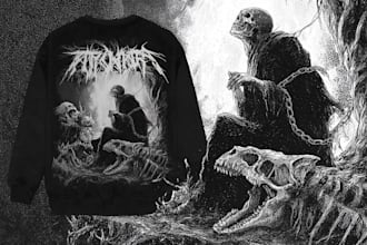 design detailed dark art illustration