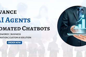create advanced ai agents and automated chatbots for businesses