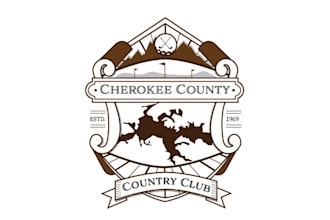 design amazing cherokee county club golf logo