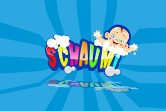 creating magnificent logo for play foam for toddler