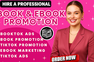 create viral tiktok book promotion booktok video ads for authors and amazon KDP