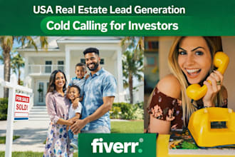 do USA real estate lead generation and cold calling for investors
