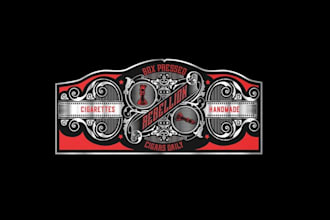 do make cigar logo, bands, label, and cigar box design