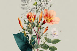 do realistic botanical illustration