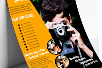 design unique professional print ready flyer or magazine for your business