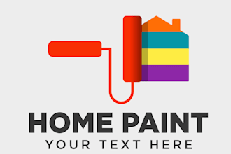 design unique painting logo for your business
