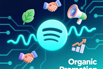 increase your spotify streams and followers with organic promotion