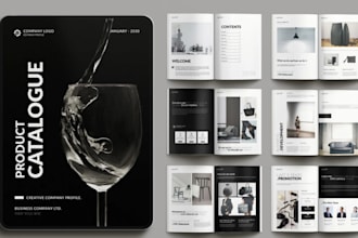 product catalog lookbook sellsheet magazine company profile brochure booklet